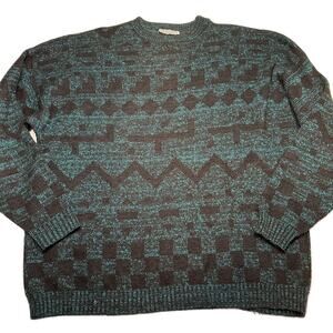 Manor Designs abstract vintage funky sweater